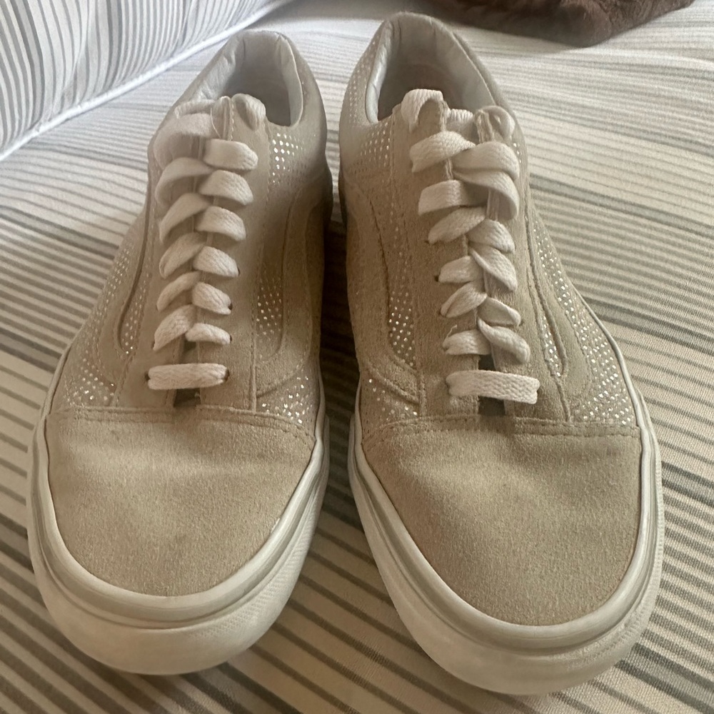 Vans women size 9 pale pink